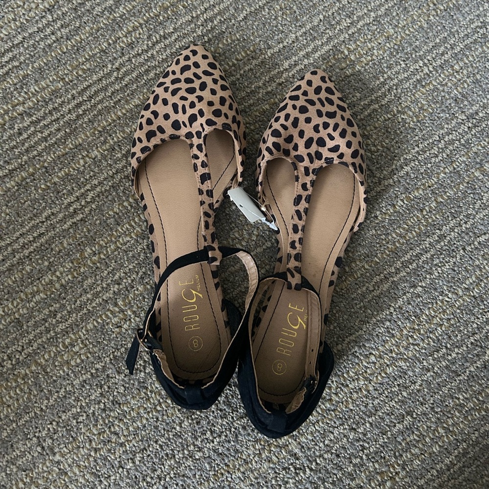 Rogue Leopard Print Flats